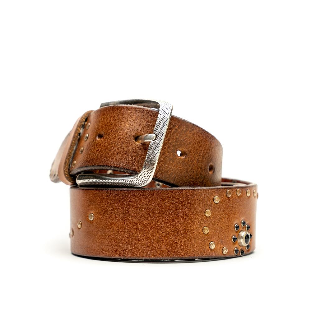D'AMICO Cintura Cuoio Vintage Brown Chiaro In vendita