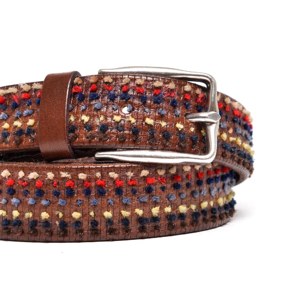 D'AMICO Cintura Rigata Ricamo Multicolor Hotsell