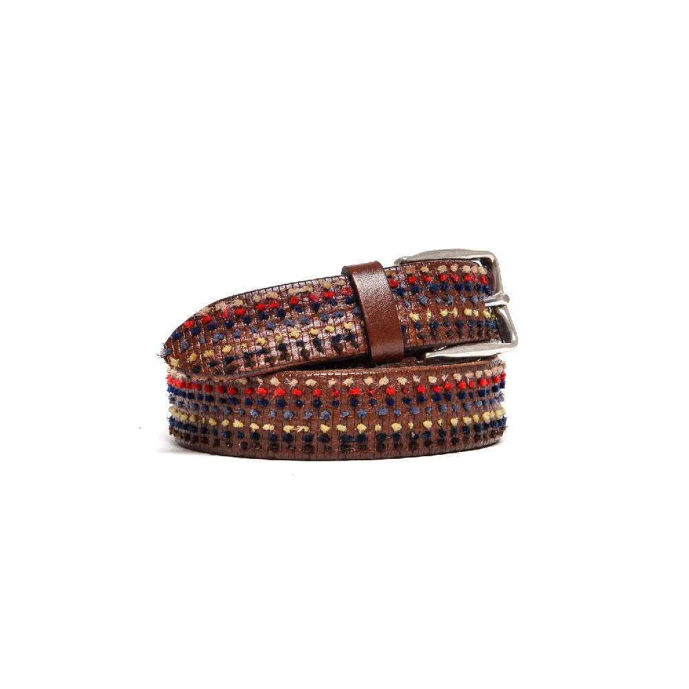 D'AMICO Cintura Rigata Ricamo Multicolor Hotsell