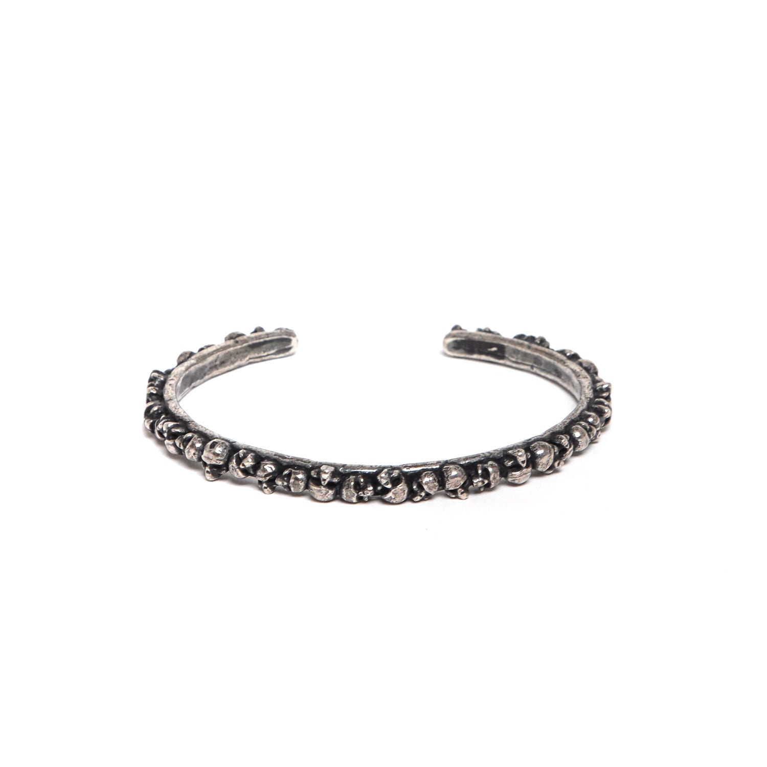 D'AMICO Bracciale Rigido Teschietti In Linea
