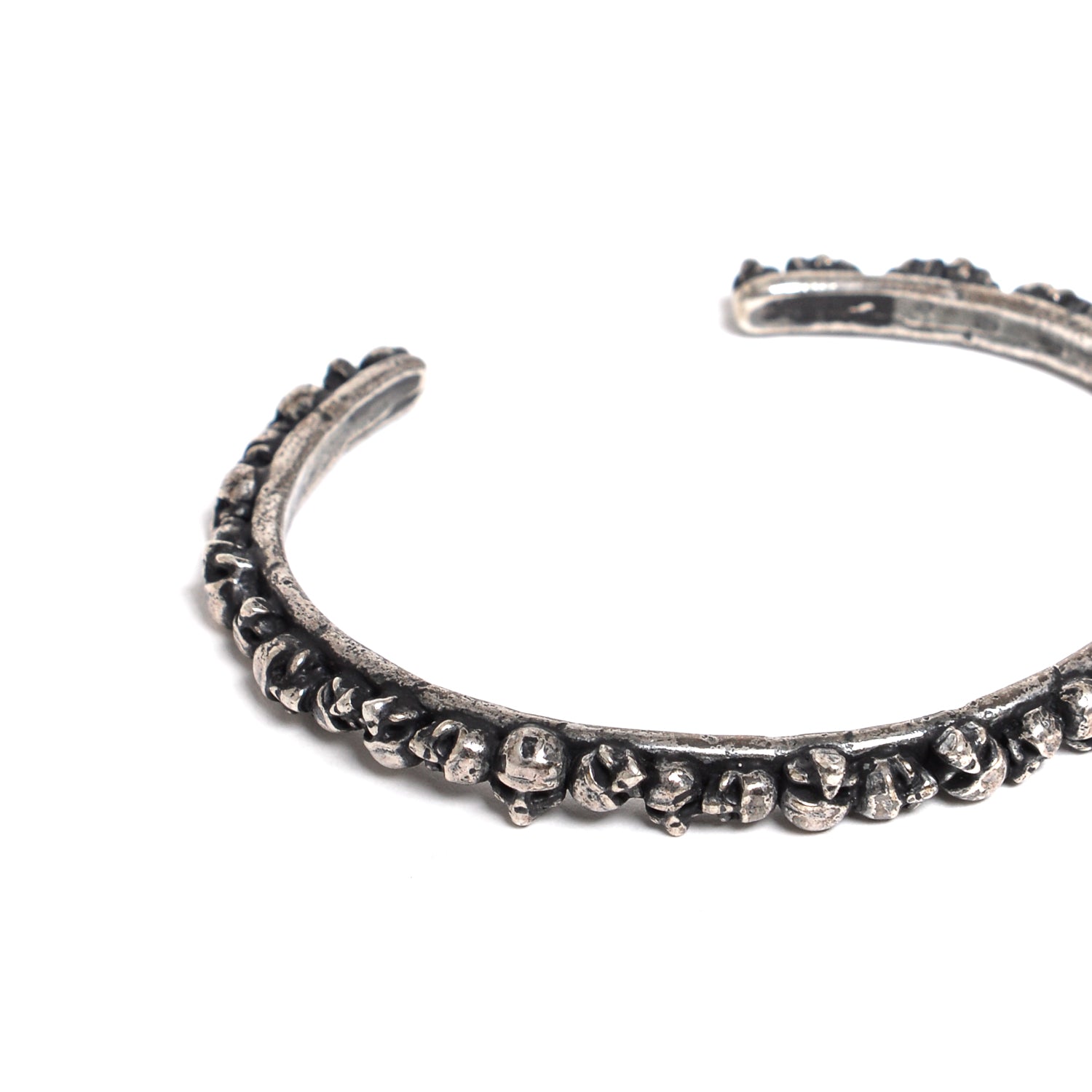 D'AMICO Bracciale Rigido Teschietti In Linea