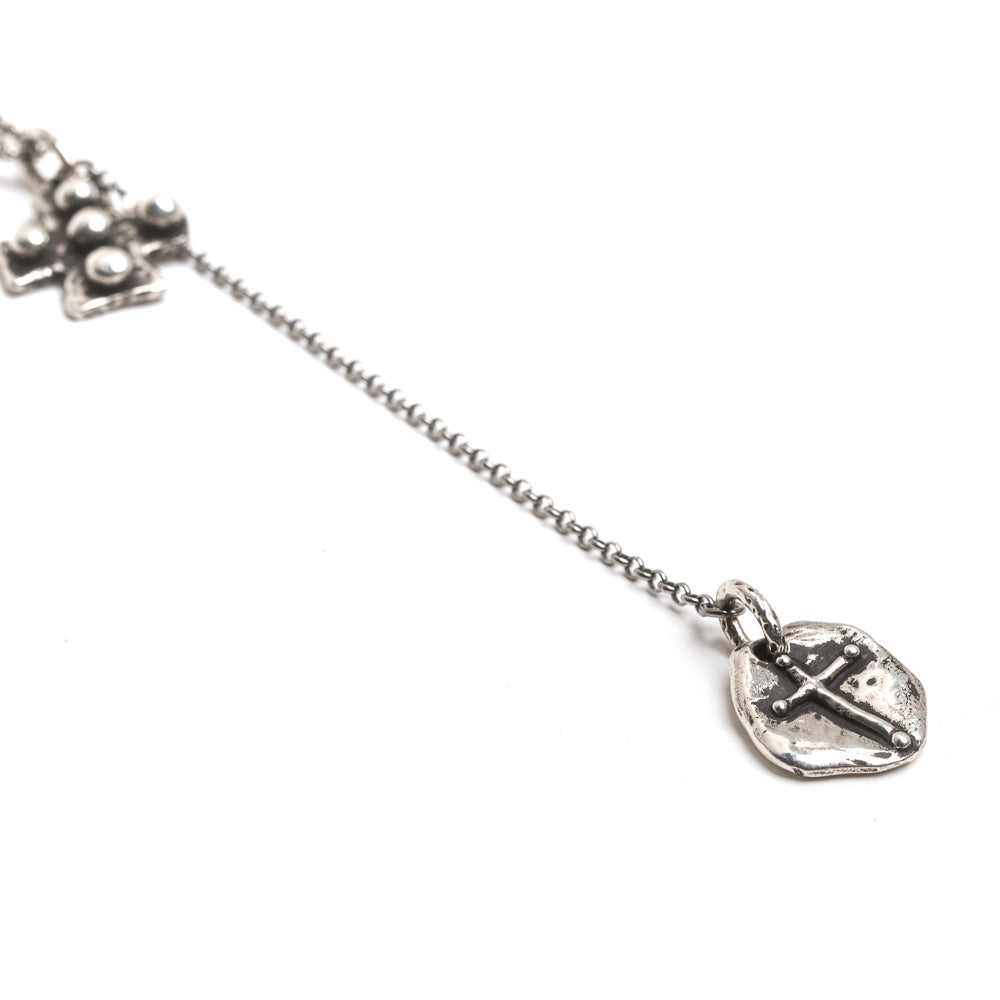 D'AMICO Collana Croce Medievale + Croce Tonda Promozione Limitata