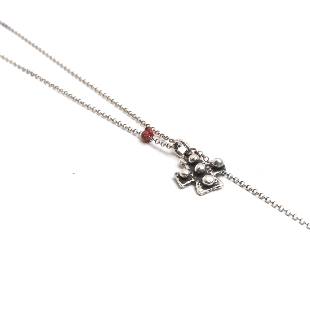 D'AMICO Collana Croce Medievale + Croce Tonda Promozione Limitata