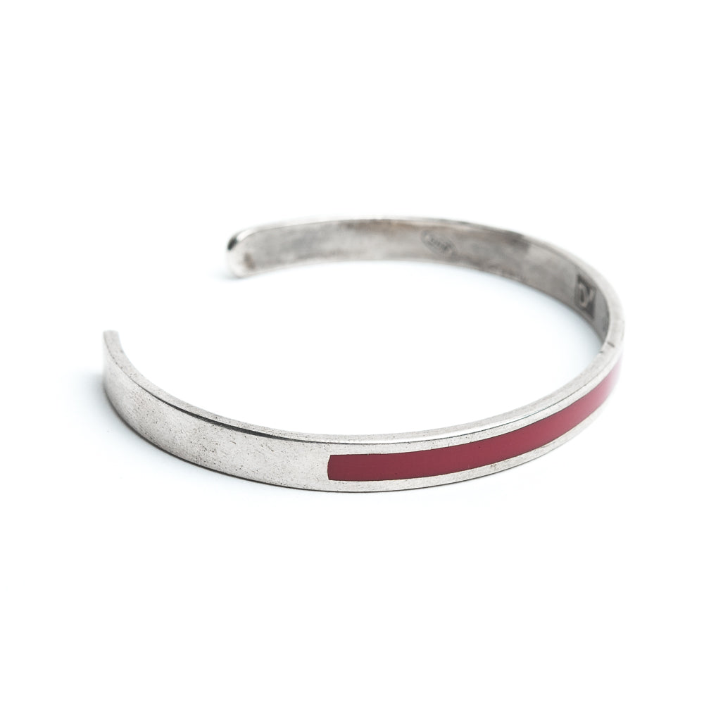 D'AMICO Bracciale Smalto Rosso Sottocosto