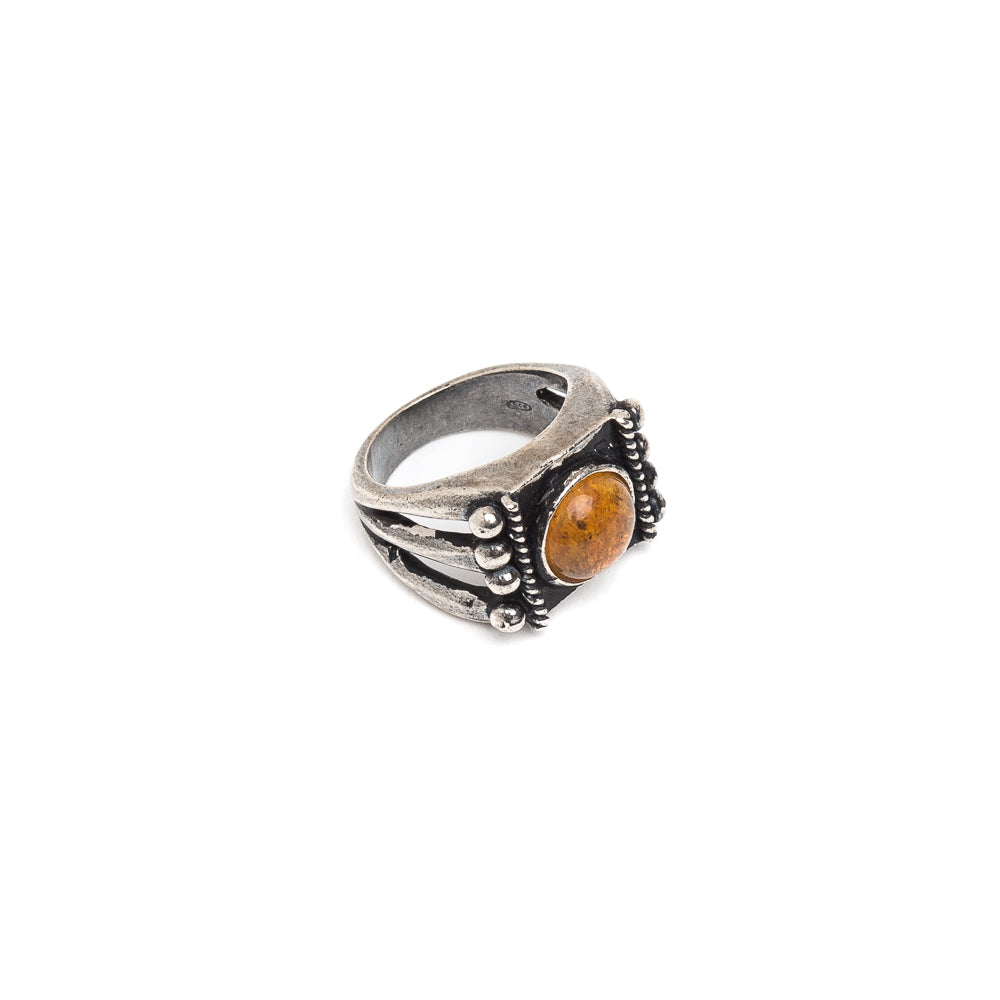 D'AMICO Anello Tuareg + Ambra + Pallini Offerta