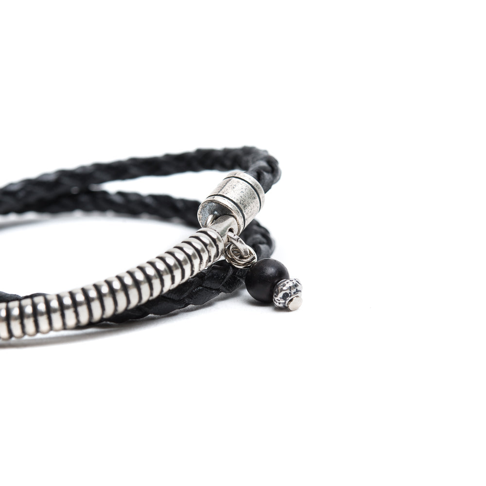 D'AMICO Bracciale Scooby Nero + Argento 925 Offerta settimanale